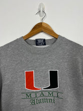 Load image into Gallery viewer, NCAA - MIAMI HURRICANES EMBROIDERED CREWNECK - LARGE
