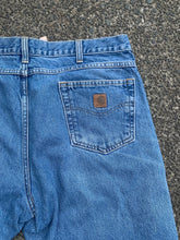 Load image into Gallery viewer, CARHARTT DENIM JEAN PANTS BLUE MENS TRADITIONAL FIT 38 X 30
