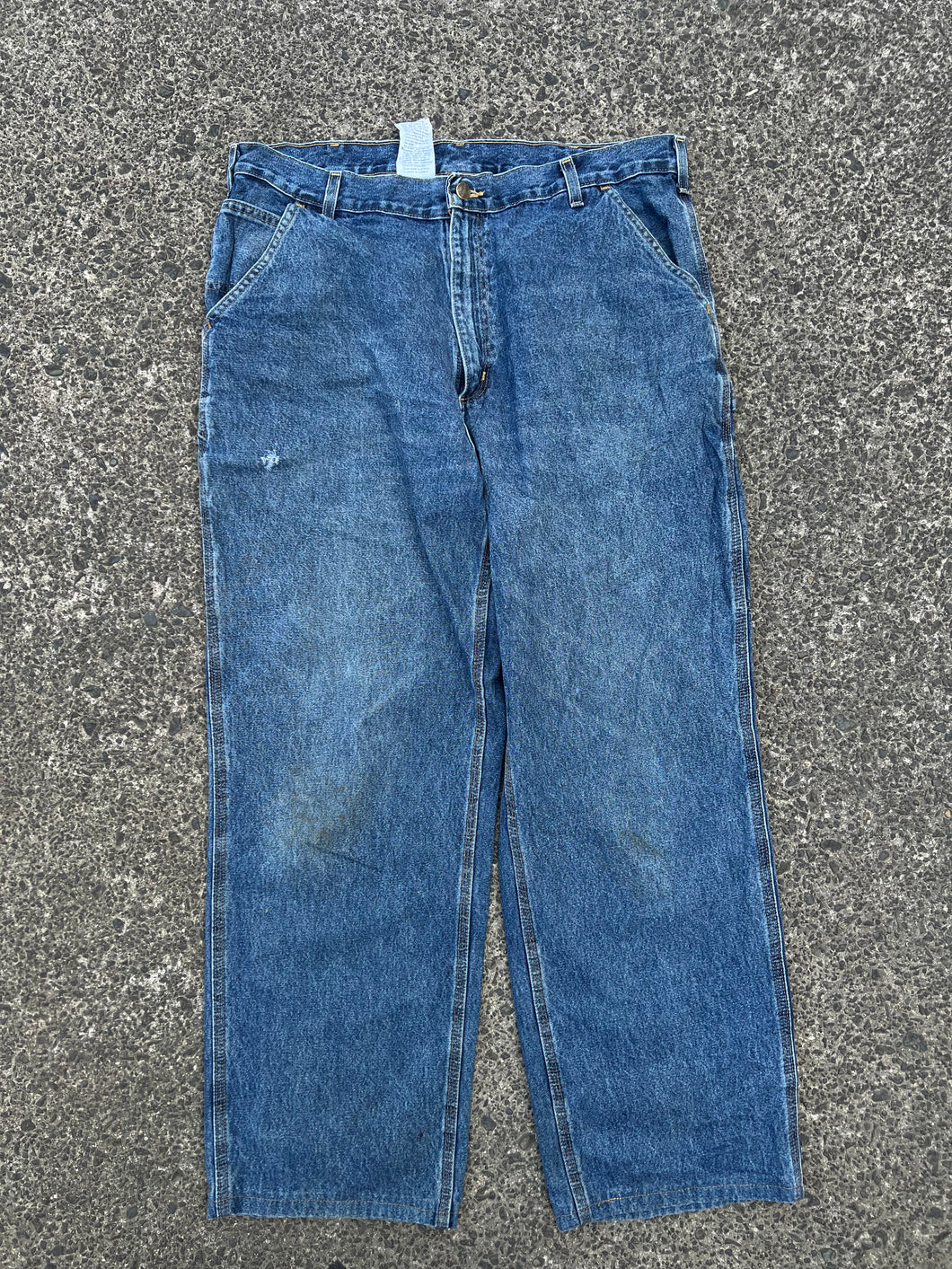 DENIM CARHARTT CARPENTER PANTS -  38 X 32
