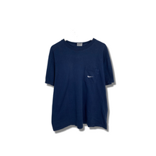 Load image into Gallery viewer, 90&#39;S VINTAGE NAVY BLUE NIKE POCKET T-SHIRT - BOXY OVERSIZED LARGE

