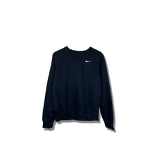 Load image into Gallery viewer, DARK NAVY NIKE ESSENTIAL SWOOSH CREWNECK - SMALL
