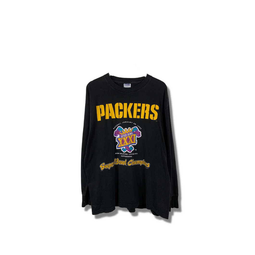 NFL - GREEN BAY PACKERS SUPER BOWL LONG SLEEVE - LARGE