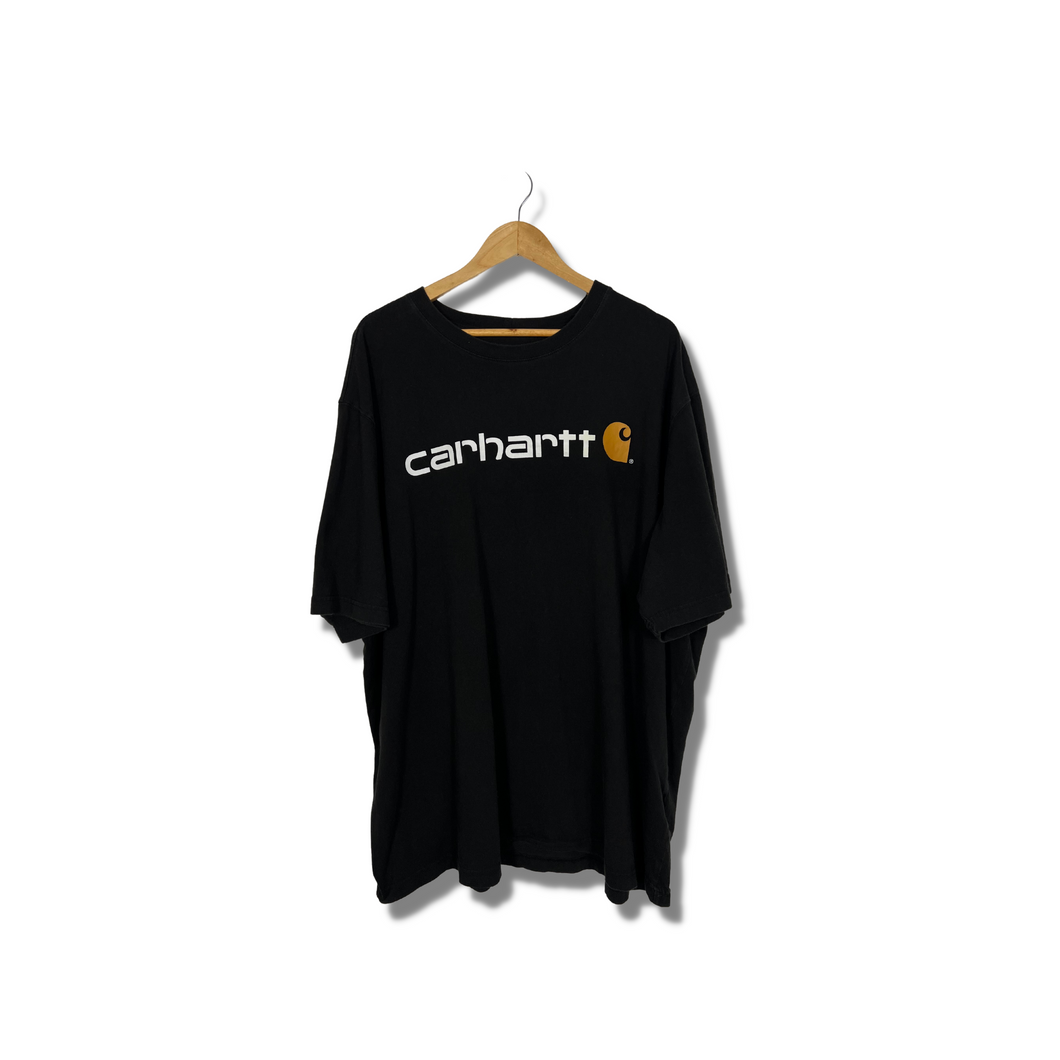 BLACK CARHARTT SPELLOUT T-SHIRT - 3XL