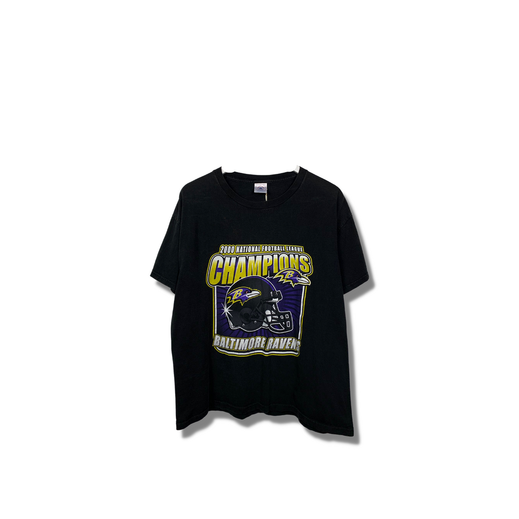 NFL - BALTIMORE RAVENS HELMET T-SHIRT - LARGE