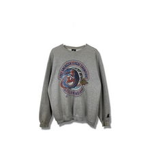 Load image into Gallery viewer, MLB - 97 CLEVELAND INDIANS STARTER CREWNECK - LARGE OVERSIZED / XL

