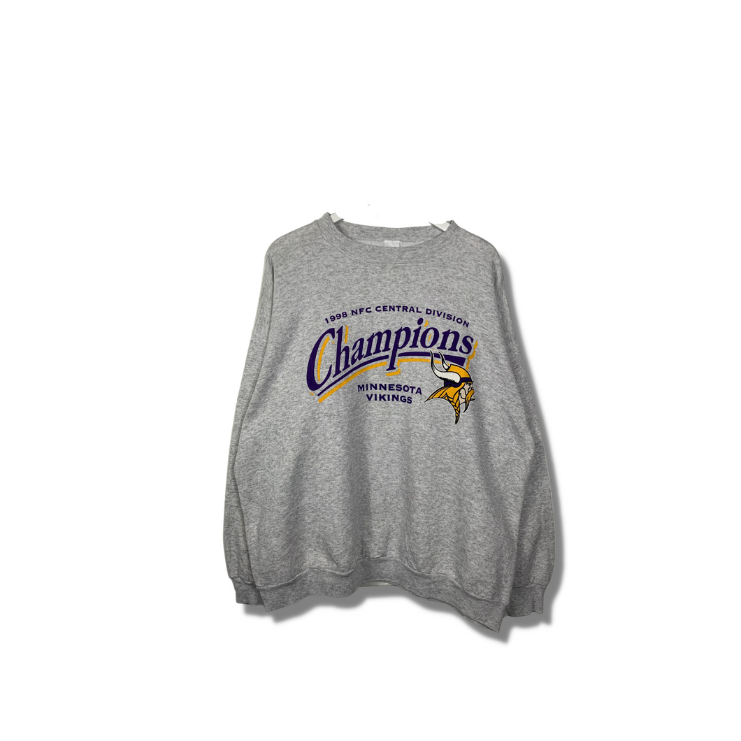 NFL - MINNESOTA VIKINGS 98 CHAMPIONSHIP CREWNECK - 2XL