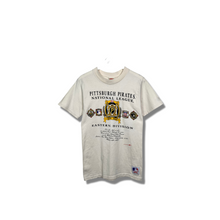 Load image into Gallery viewer, MLB - PITTSBURGH PIRATES SCRIPT T-SHIRT - XTRA SMALL / WOMANS 10-12
