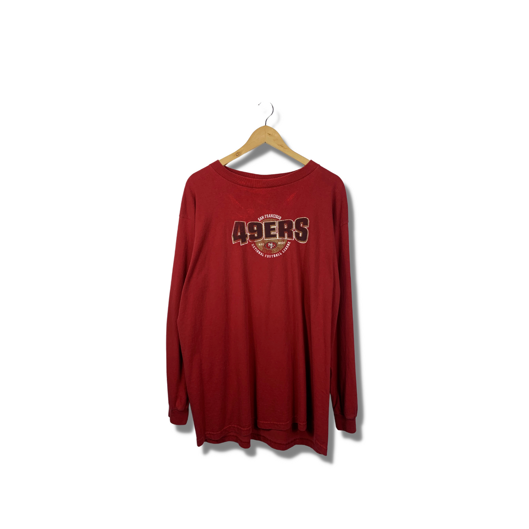 NFL - MAROON 49ERS LONG SLEEVE - LARGE