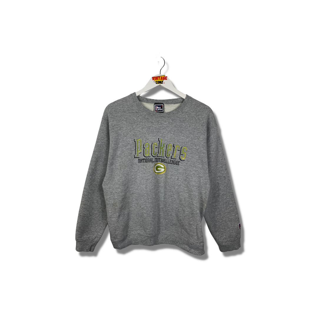 NFL - EMBROIDERED VINTAGE PACKERS CREWNECK - SMALL