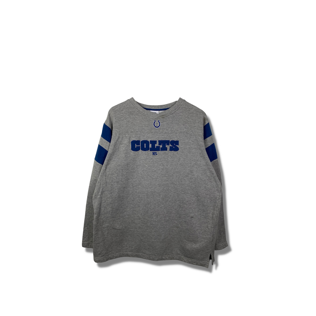 NFL - INDIANA COLTS EMBROIDERED CREWNECK - LARGE