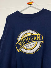 Load image into Gallery viewer, NCAA - EMBROIDERED MICHIGAN CREWNECK - XL / OVERSIZED

