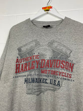 Load image into Gallery viewer, HARLEY DAVIDSON ENGINE GRAPHIC W/ EAGLE ON BACK - XL OVERSIZED / 2XL
