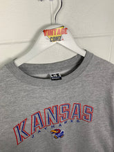 Load image into Gallery viewer, NCAA - KANSAS JAYHAWKES EMBROIDERED CREWNECK - LARGE ( BOXY )
