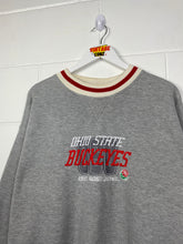 Load image into Gallery viewer, VINTAGE OHIO STATE BUCKEYES EMBROIDERED CREWNECK - XL OVERSIZED
