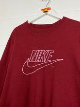 Load image into Gallery viewer, MAROON EMBROIDERED NIKE CREWNECK - MEDIUM / LARGE
