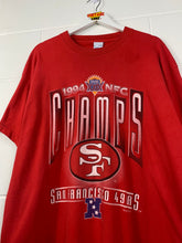 Load image into Gallery viewer, NFL - SAN FRANCISCO 49ERS CHAMPIONSHIOP T-SHIRT - XL OVERSIZED
