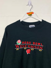 Load image into Gallery viewer, WISCONSIN EMBROIDERED ROSE-BOWL CREWNECK - LARGE BOXY
