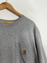 Load image into Gallery viewer, GREY CARHARTT POCKET T-SHIRT - 2XL OVERSIZED / 3XL
