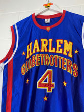 Load image into Gallery viewer, NBA - HARLEM GLOBETROTTERS SATIN SINGLET  &quot; FLIGHT TIME &quot; - 2XL
