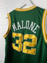 Load image into Gallery viewer, NBA - UTAH JAZZ &quot; KARL MALONE &quot; ADIDAS SINGLET - SMALL
